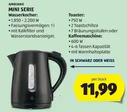 Hofer Wasserkocher Angebot