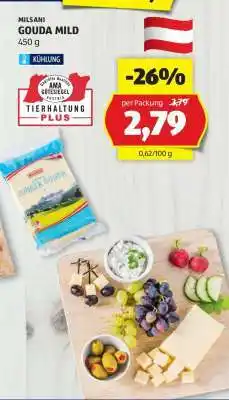 Hofer MILSANI GOUDA MILD 450 g Angebot