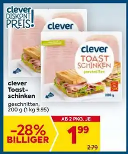 Billa clever Toastschinken Angebot