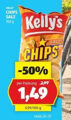 Hofer KELLY CHIPS SALZ 150 g Angebot