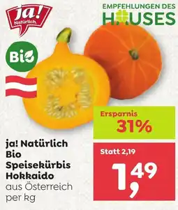 ADEG Natürlich Bio Speisekürbis Hokkaido Angebot