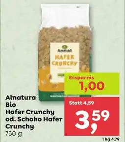 ADEG Alnatura Bio Hafer Crunchy od. Schoko Hafer Crunchy Angebot