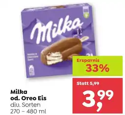 ADEG Milka od. Oreo Eis Angebot