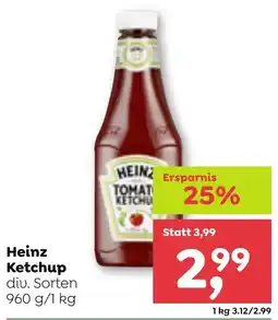 ADEG Heinz Ketchup diu. Sorten Angebot