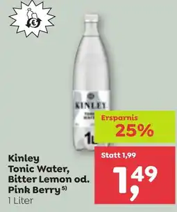 ADEG Kinley Tonic Water, Bitter Lemon od. Pink Berry Angebot