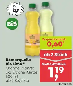 ADEG Römerquelle Bio Limo Angebot