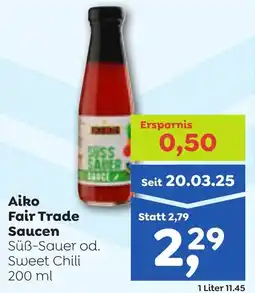 ADEG Aiko Fair Trade Saucen Angebot