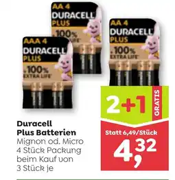 ADEG Duracell Plus Batterien Angebot