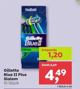 ADEG Gillette Blue II Plus Slalom Angebot