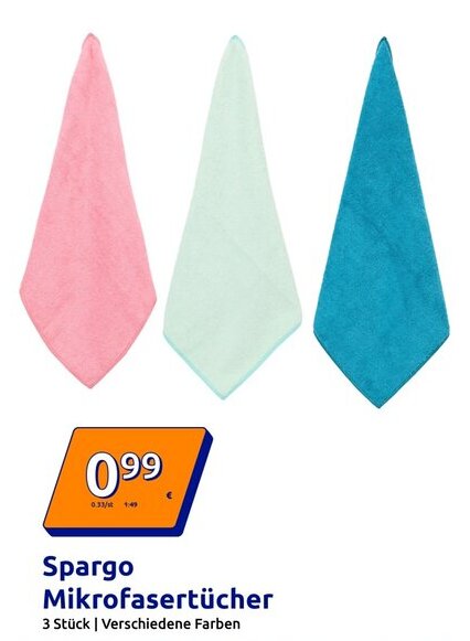 Action Spargo Mikrofasertücher Angebot