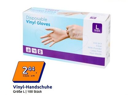 Action Vinyl-Handschuhe Angebot