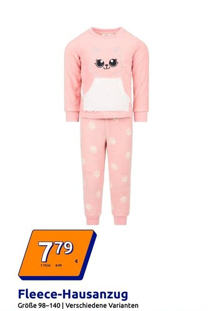 Action Fleece-Hausanzug Angebot