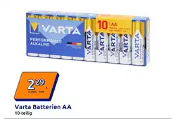 Action Varta Batterien AA Angebot