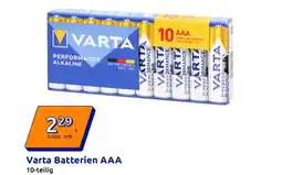 Action Varta Batterien AAA Angebot