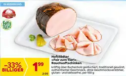 Billa Hofstädter fair zum tier rauchsaftschinken Angebot