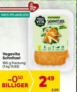 Billa Vegavita schnitzel Angebot