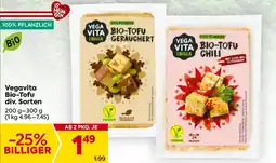 Billa Vegavita bio-tofu div. sorten Angebot