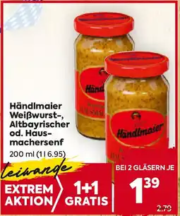 Billa Händlmaier weißwurst-, altbayrischer od. haus- machersenf Angebot