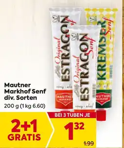 Billa Mautner markhof senf div. sorten Angebot