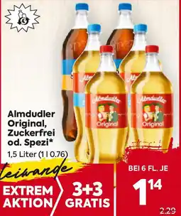 Billa Almdudler original, zuckerfrei od. spezi Angebot