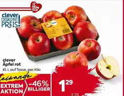 Billa Clever äpfel rot Angebot