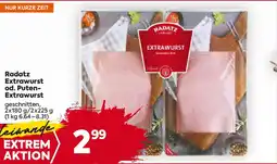 Billa Radatz extrawurst od. puten- extrawurst Angebot