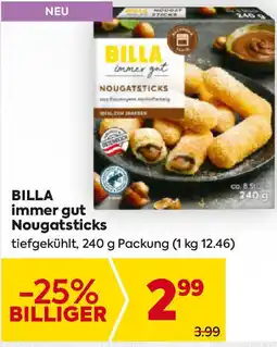 Billa Billa immer gut nougatsticks Angebot