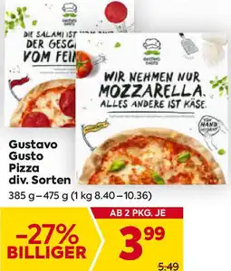Billa Gustavo gusto pizza div. sorten Angebot