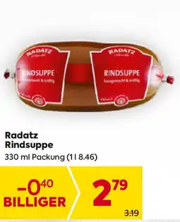 Billa Radatz rindsuppe Angebot