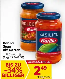 Billa Barilla sugo div. sorten Angebot