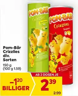 Billa Pom-bär crizzlies div. sorten Angebot