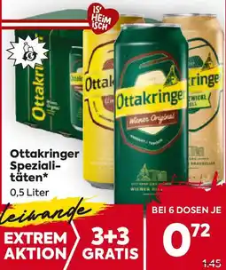 Billa Ottakringer Speziali täten Angebot