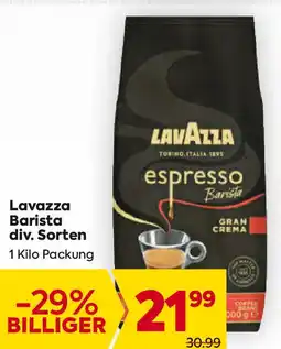 Billa Lavazza barista div. sorten Angebot