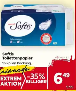 Billa Softis toilettenpapier 16 rollen Angebot