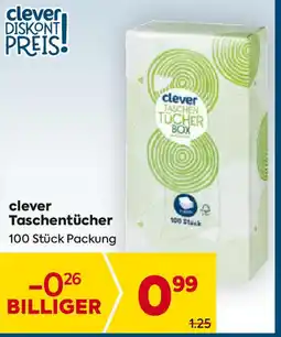Billa Clever taschentücher Angebot