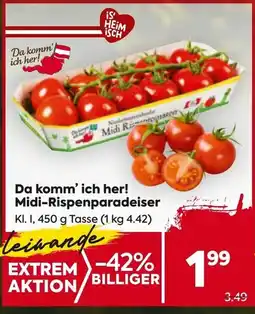 Billa Da komm' ich her! Midi-Rispenparadeiser Angebot