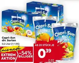 Billa Capri-sun div. sorten Angebot