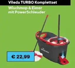 0815 Vileda turbo komplettset wischmop & eimer mit powerschleuder Angebot