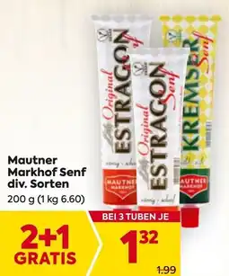 Billa Mautner markhof senf div. sorten Angebot