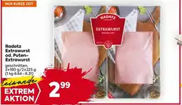 Billa Radatz extrawurst od. puten- extrawurst Angebot