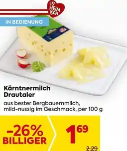 Billa Kärntnermilch drautaler Angebot