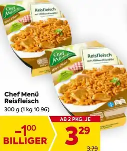 Billa Chef menü reisfleisch Angebot