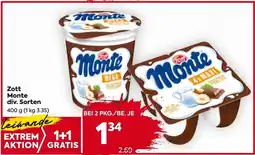Billa Zott monte div. sorten Angebot