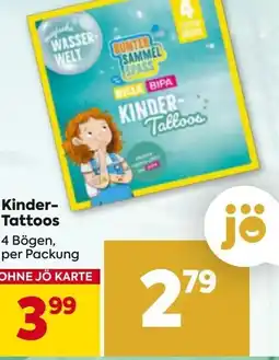 Billa Kinder- Tattoos Angebot