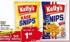 Billa Kelly's Snips div. Sorten Angebot