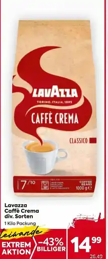 Billa Lavazza caffè crema div. sorten Angebot