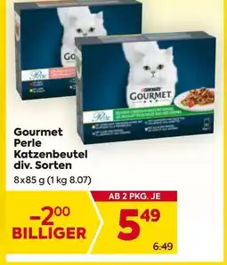 Billa Gourmet perle katzenbeutel div. sorten Angebot