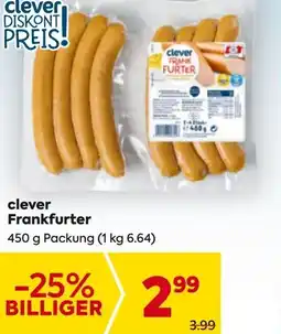 Billa Clever frankfurter Angebot