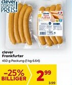 Billa Clever frankfurter Angebot