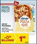Billa Clever pizzakäse Angebot